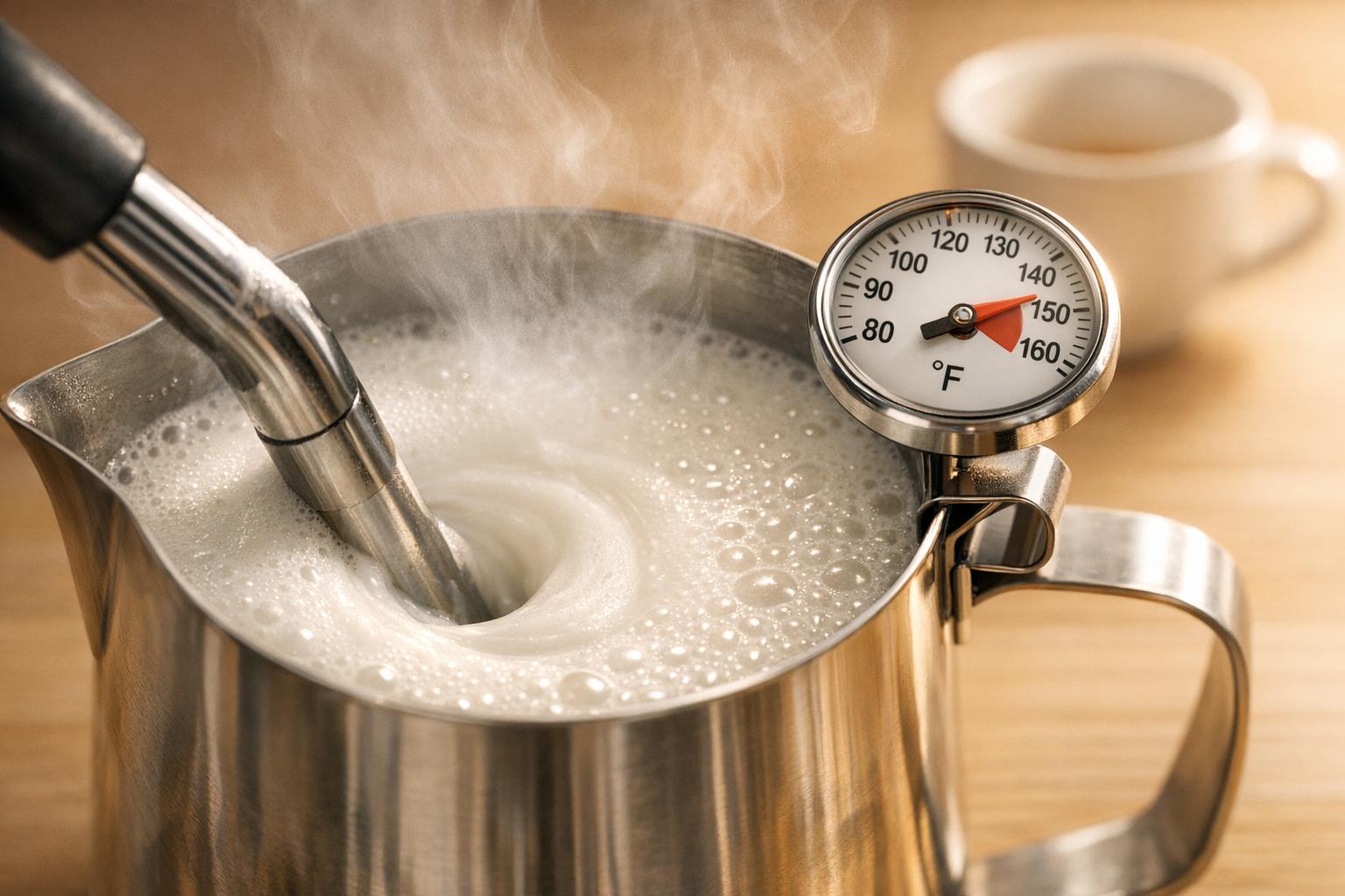 How to Froth Milk for Microfoam Consistency