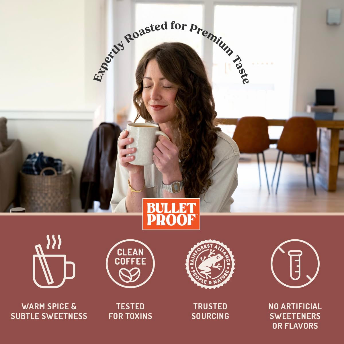 Indulge in the Richness of Cinnamon & Vanilla Ground Coffee - 10 Ounces of Medium Roast Delight with Clean Coffee Assurance