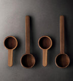 Elevate Your Brewing Experience with Our Premium Walnut Wood Coffee Spoons - Perfect for Measuring Coffee, Tea, and More!