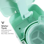 Brew Your Perfect Cup Anywhere with the EHC113M Personal Single-Serve Compact Coffee Maker - Includes 14Oz Stainless Steel Travel Mug and Reusable Filter in Stylish Mint