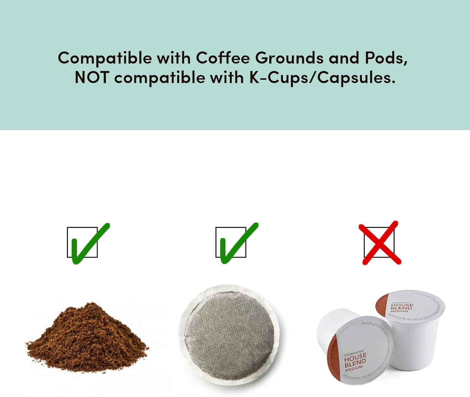 Brew Your Perfect Cup Anywhere with the EHC113M Personal Single-Serve Compact Coffee Maker - Includes 14Oz Stainless Steel Travel Mug and Reusable Filter in Stylish Mint