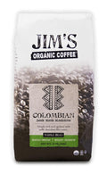 Discover Jim's Organic Colombian Coffee – Premium Medium Roast Whole Beans in a 12 Oz Bag