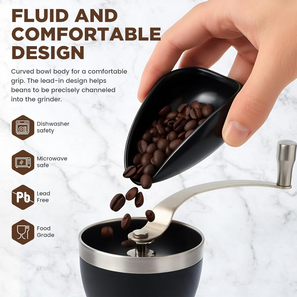 Elevate Your Coffee Ritual with the Elegant Ceramic Dosing Cup & Spritzer Gift Set - Perfect for Home Baristas and Coffee Lovers!