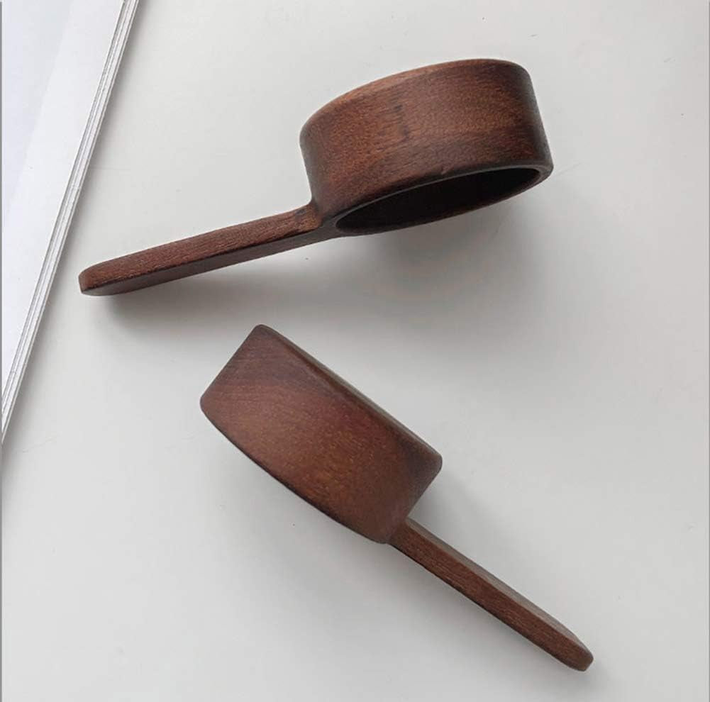 Elevate Your Brewing Experience with Our Premium Walnut Wood Coffee Spoons - Perfect for Measuring Coffee, Tea, and More!