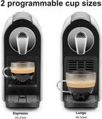 Beanglass Espresso Machine - Compact Capsule Coffee Maker with 20 Bar Pressure for Perfect Espresso and Lungo