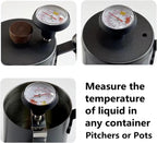 Elevate Your Coffee Game with the Professional Stainless Steel Milk Frothing Thermometer - Perfect for Lattes, Cappuccinos, and More!