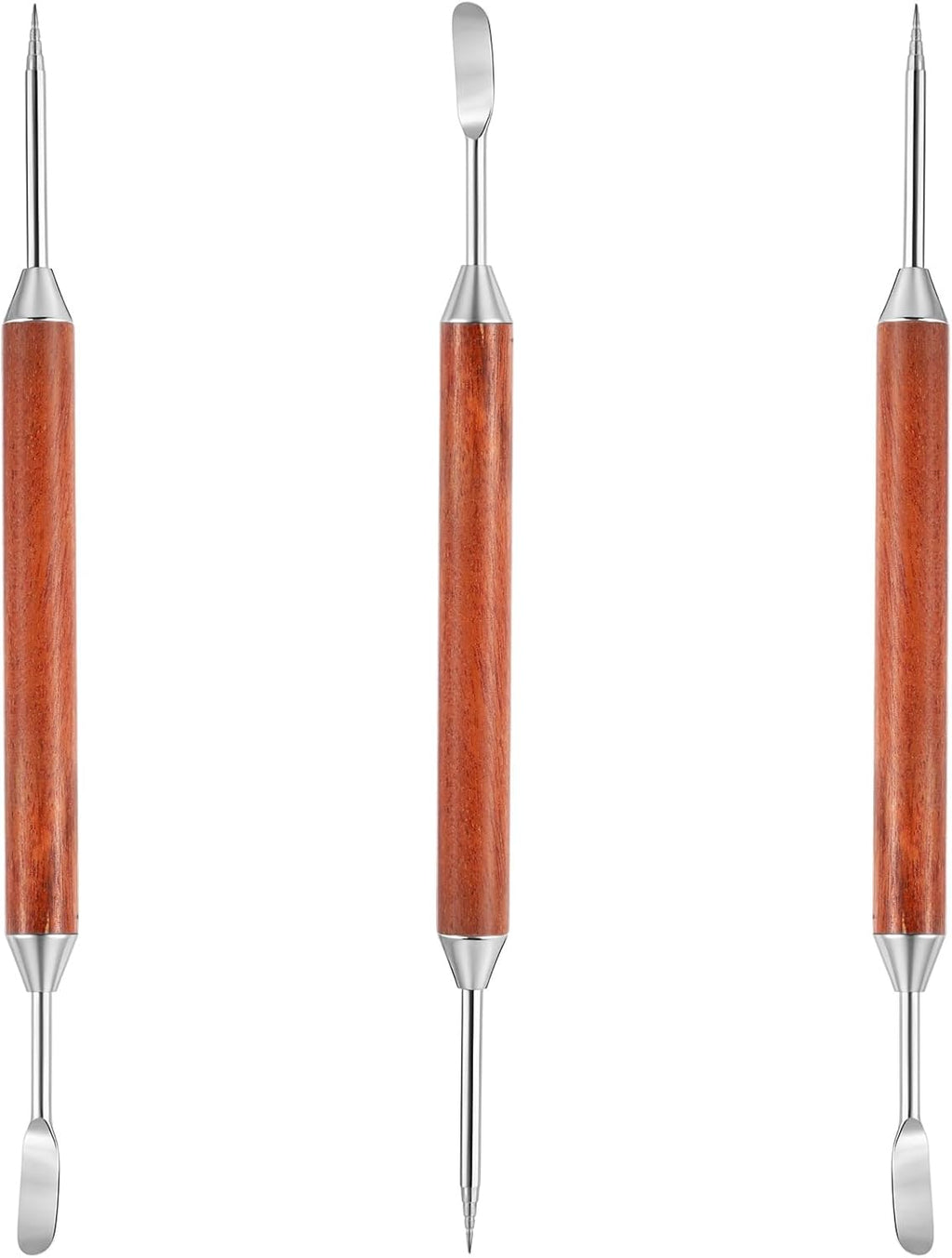 Elevate Your Coffee Experience with 3PCS Dual-Ended Stainless Steel Latte Art Pens - Perfect for Stunning Espresso Designs at Home!