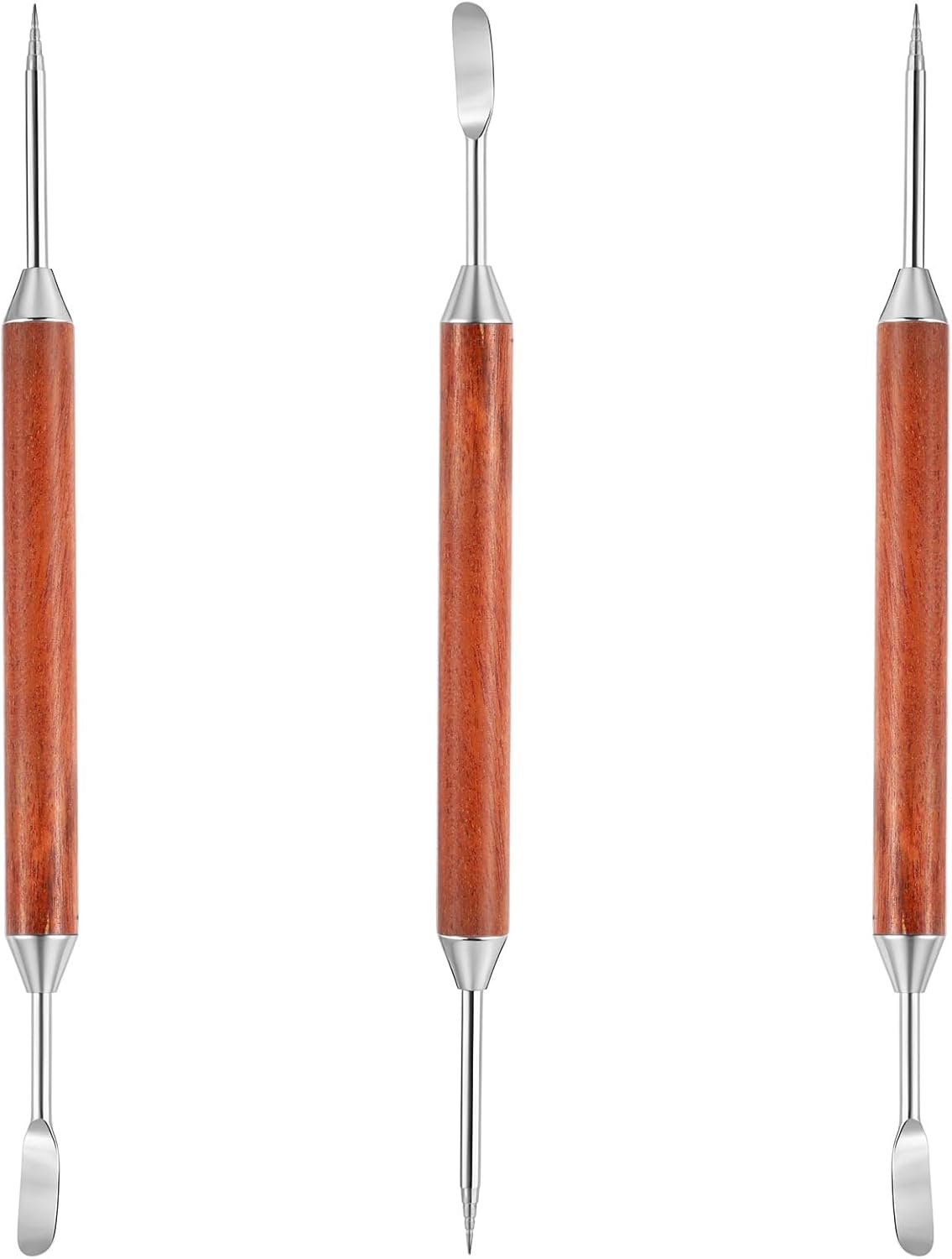 Elevate Your Coffee Experience with 3PCS Dual-Ended Stainless Steel Latte Art Pens - Perfect for Stunning Espresso Designs at Home!