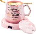 Coffee Mug Warmer & You are Awesome Mug Set, 4 Temperature Control 