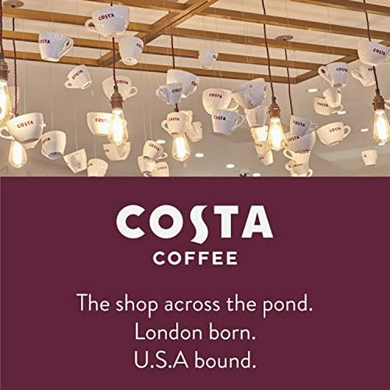 Indulge in Costa Coffee's Signature Blend Medium Roast Whole Beans - 12oz of Pure Coffee Bliss, Rainforest Alliance Certified
