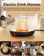 Coffee Cup Mug Warmer for Desk,  Electric Mug Heater for Beverages, Milk & Tea