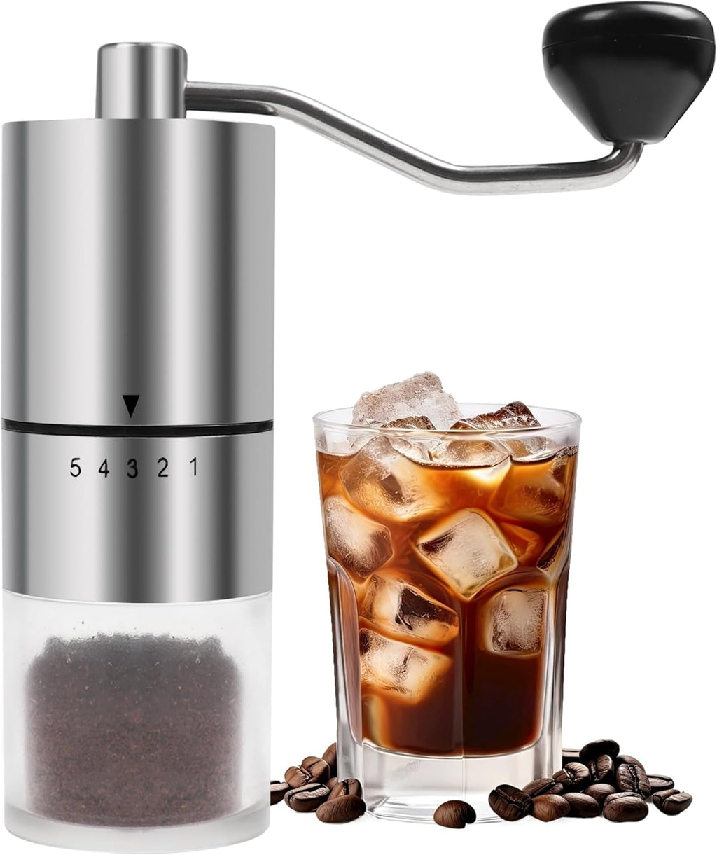 Elevate Your Coffee Experience: Manual Coffee Grinder with Ceramic Burr for Perfect Brews Anywhere