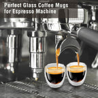 Indulge in Elegance: Set of 2 Insulated Double-Walled Espresso Cups - Perfect for Your Favorite Brews