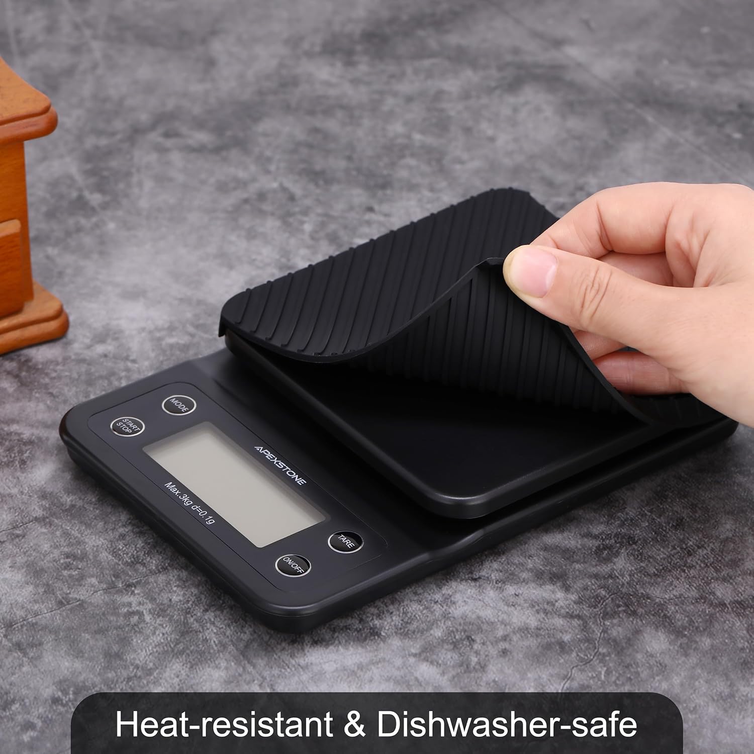 Precision Digital Espresso Coffee Scale with Timer - Your Essential Tool for Perfect Pour Over Brewing (Batteries Included)