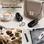 Ultimate Rechargeable Milk Frother - Handheld Electric Whisk for Perfect Coffee, Matcha, Lattes, and Hot Chocolate!