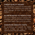 Indulge in Costa Coffee's Signature Blend Medium Roast Whole Beans - 12oz of Pure Coffee Bliss, Rainforest Alliance Certified