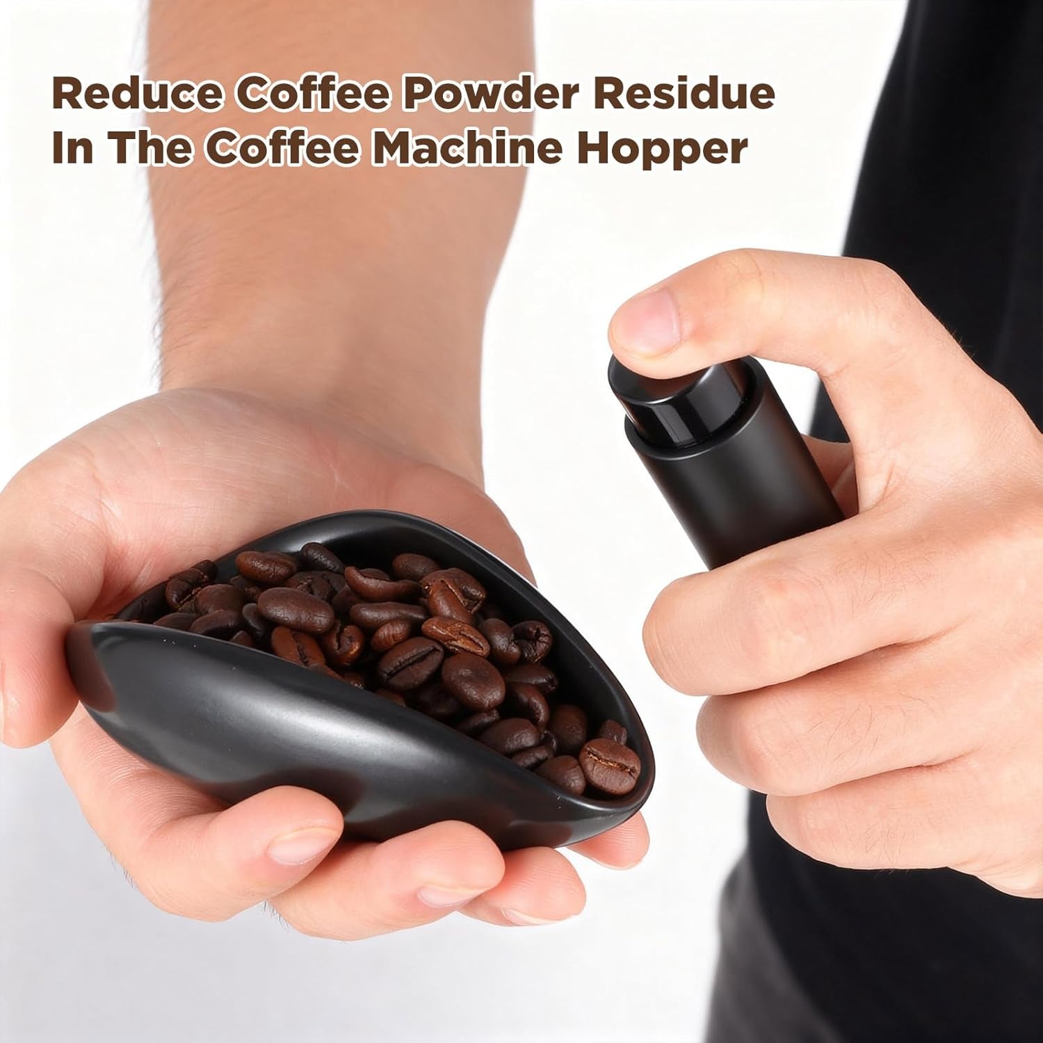 Elevate Your Coffee Ritual with the Elegant Ceramic Dosing Cup & Spritzer Gift Set - Perfect for Home Baristas and Coffee Lovers!