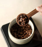 Elevate Your Brewing Experience with Our Premium Walnut Wood Coffee Spoons - Perfect for Measuring Coffee, Tea, and More!