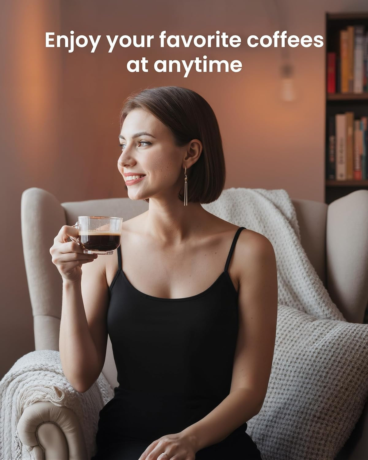 Experience Barista-Quality Coffee at Home with the Fully Automatic 20 Bar Espresso Machine - Customizable Touch Control, Built-In Grinder, and Effortless Milk Frothing