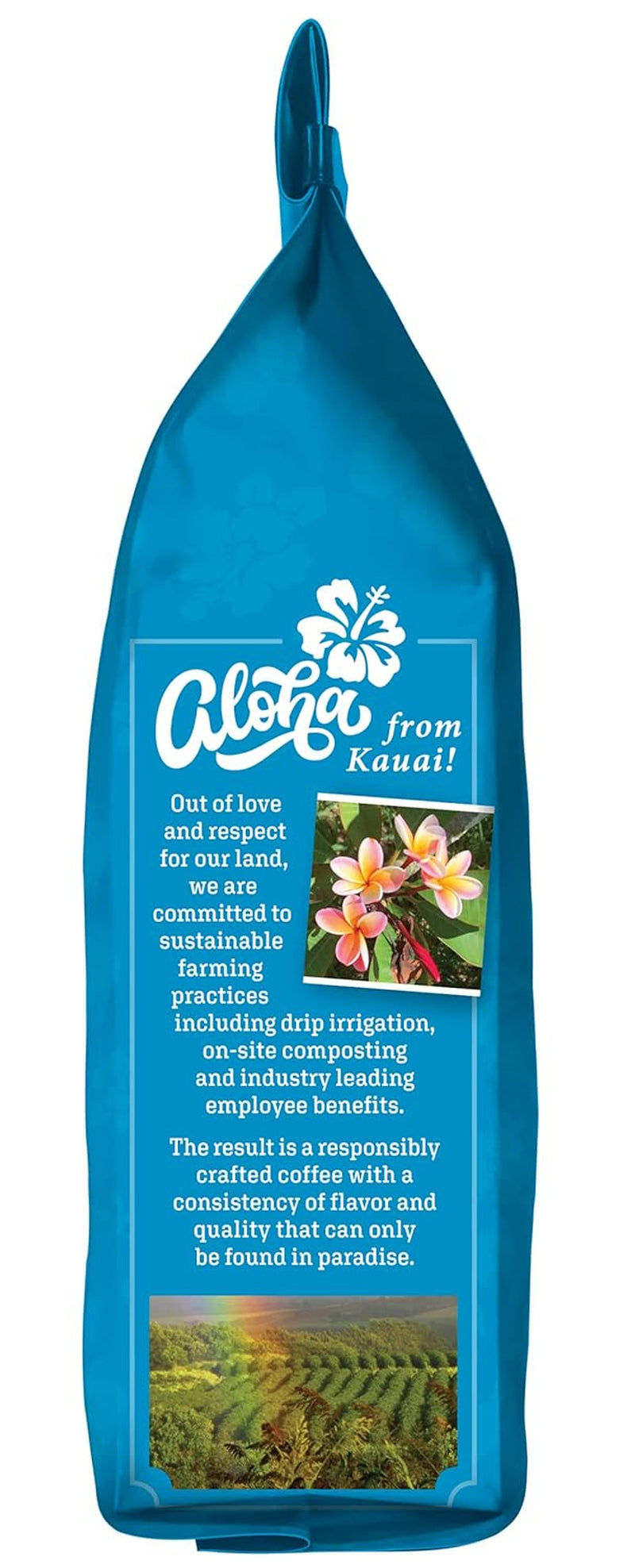 Indulge in the Essence of Hawaii with Koloa Estate Medium Roast Whole Bean Coffee – Smooth, Non-Bitter Pure Arabica with Light Floral Notes – 10oz Pack