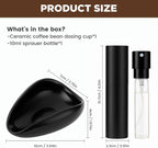 Elevate Your Coffee Ritual with the Elegant Ceramic Dosing Cup & Spritzer Gift Set - Perfect for Home Baristas and Coffee Lovers!