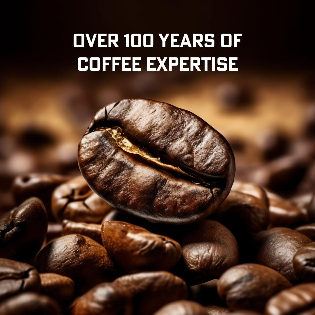 Indulge in the Richness of 100% Colombian Peaks Whole Bean Coffee - Medium Roast, 38 Ounce (Pack of 1) - Experience Winey Depth and Full-Bodied Flavor