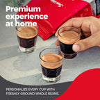 Indulge in Bold Flavors: Volcan Whole Bean Dark Roast Coffee - 100% Colombian Arabica with Sweet Caramel & Cocoa Notes - 16 Oz