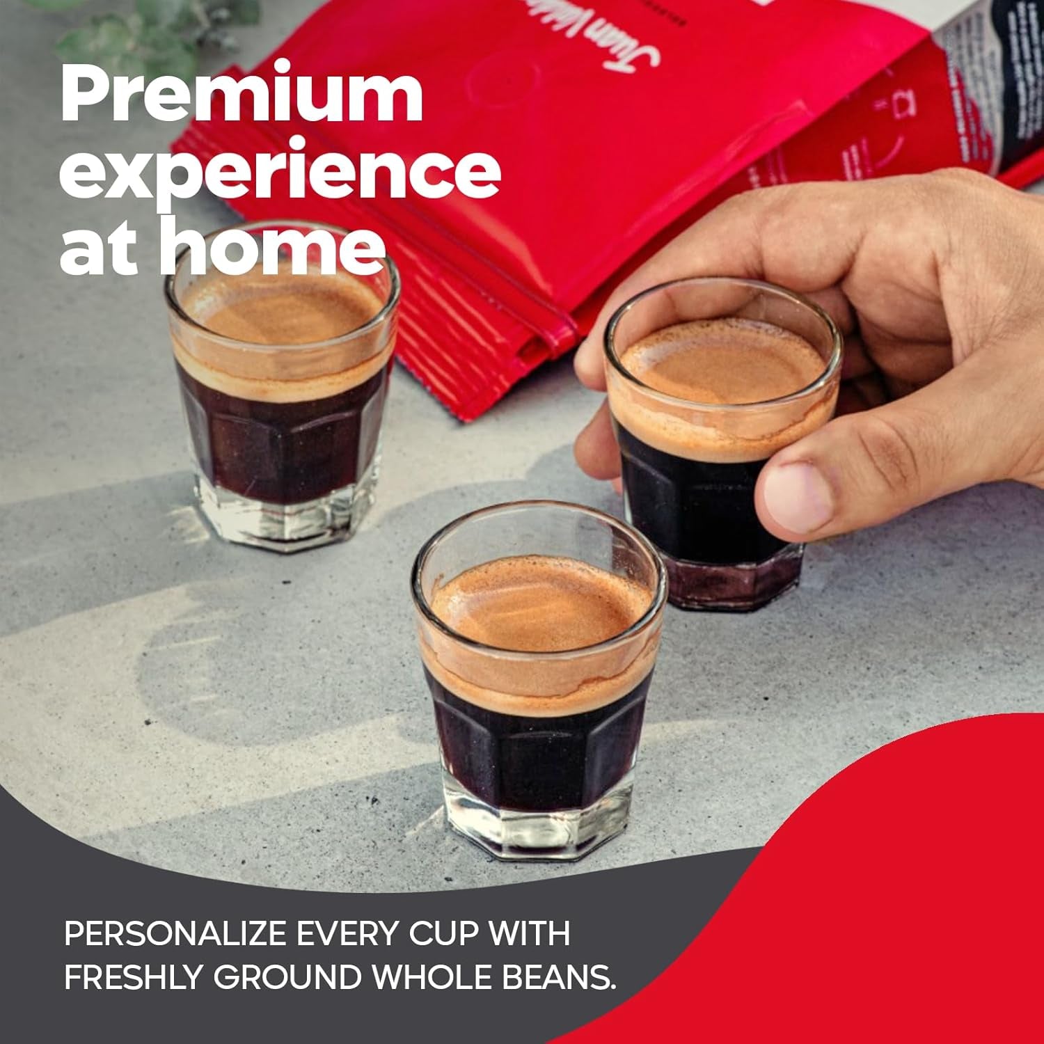 Indulge in Bold Flavors: Volcan Whole Bean Dark Roast Coffee - 100% Colombian Arabica with Sweet Caramel & Cocoa Notes - 16 Oz