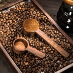 Elevate Your Brewing Experience with Our Premium Walnut Wood Coffee Spoons - Perfect for Measuring Coffee, Tea, and More!